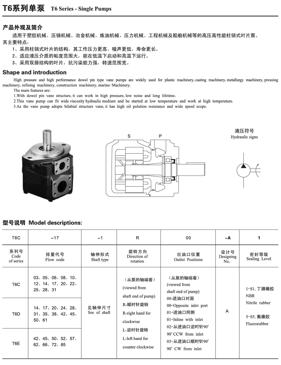 T6说明书